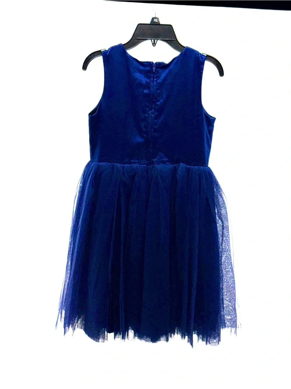 The Children's Place Blue Velvet Jewel Tulle Dress